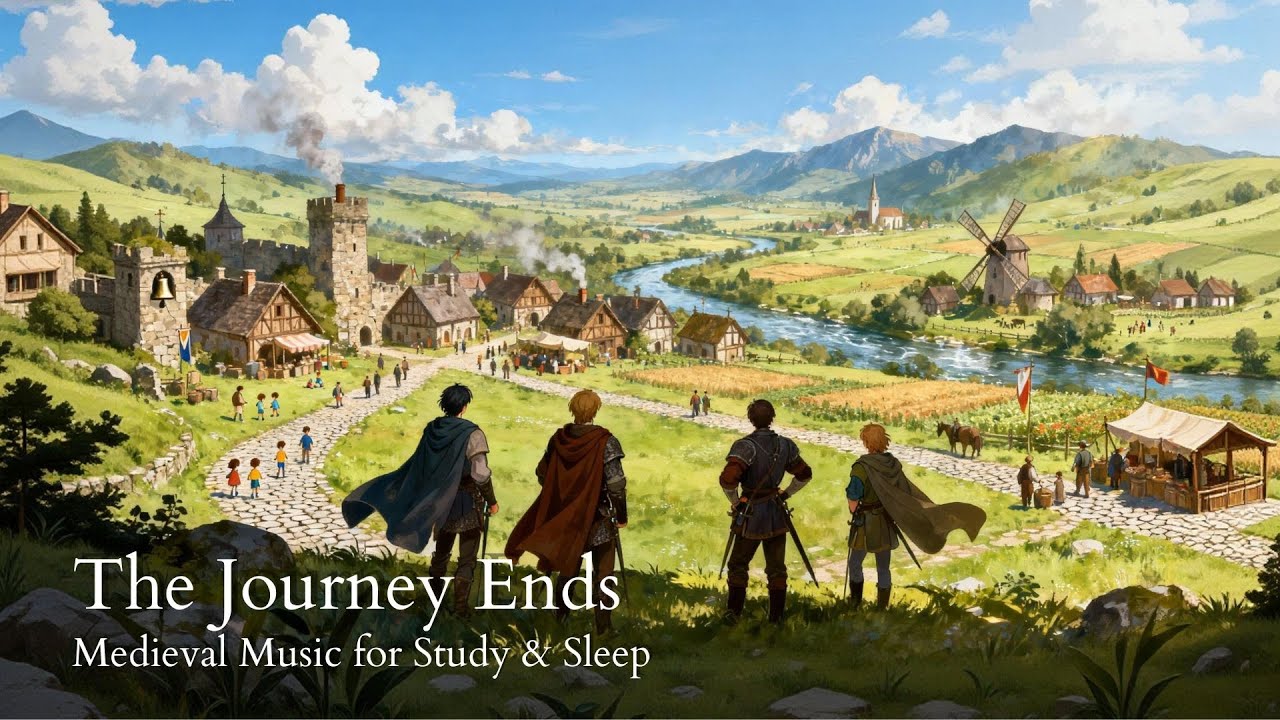The Land We Dreamed Of | Gentle Medieval Fantasy Ambience for Study & Sleep