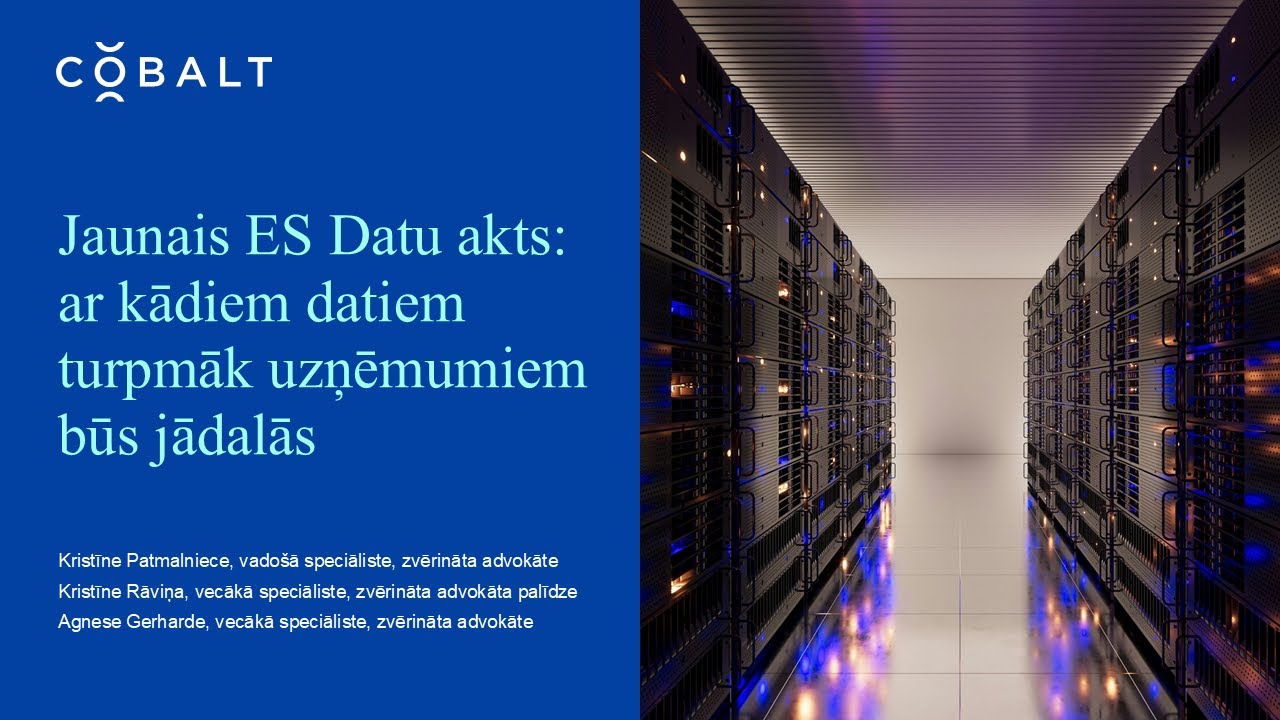 Jaunais ES Datu akts: ar kādiem datiem turpmāk uzņēmumiem būs jādalās