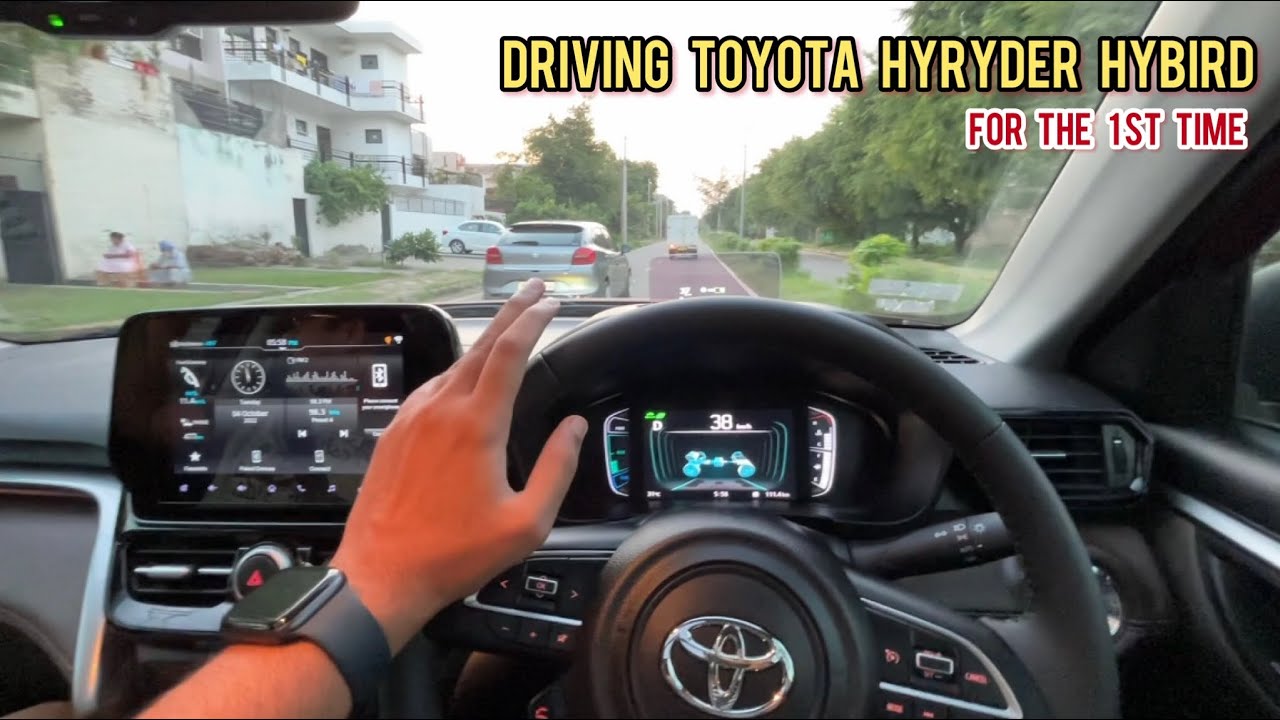 Driving New Toyota Hyryder Hybrid 2022 🔥 for the 1st time with a customer | Hyryder Drive Review ♥️