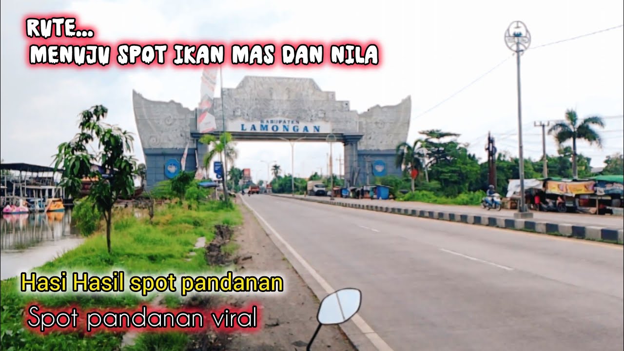 RUTE...DAN HASIL MANCING SPOT IKAN MAS DAN NILA ,, SPOT PANDANAN VIRAL