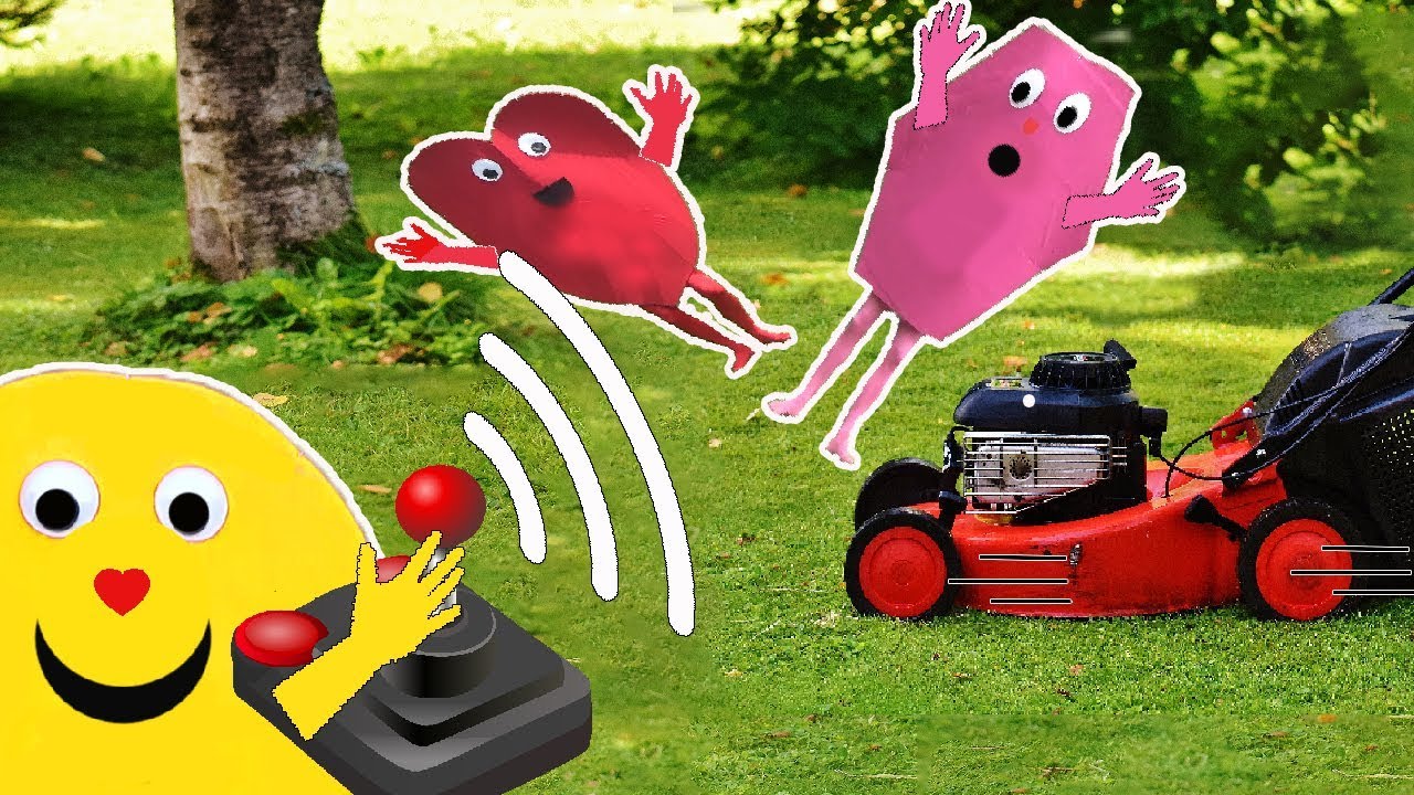 The Shapes  | VIVASHAPES  | VivaSmiley And The Shapes Vs The Crazy Lawn Mower | videos for kids