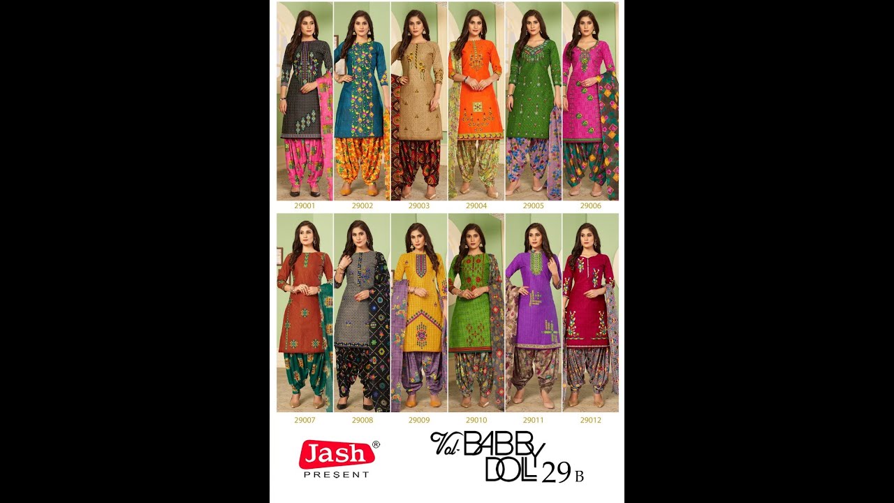 Jash Creation Babydoll Vol 29 B Cotton Suit Collection|| latest Design of Printed Cotton Suit 2022
