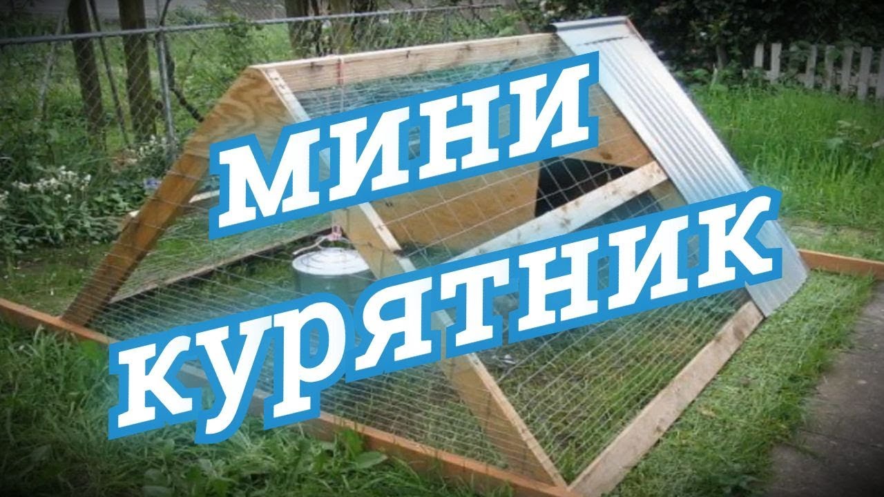 Как Сделать мини-курятник Идеи и Дизайн Своими руками