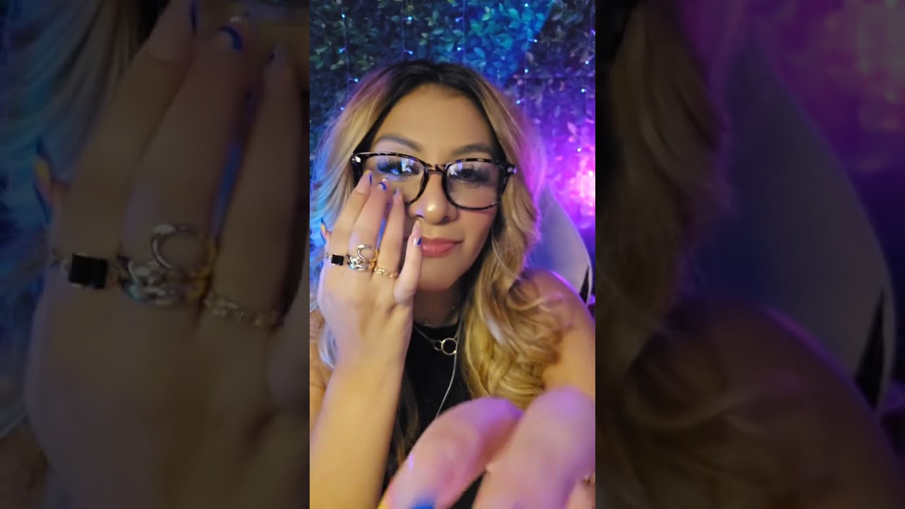 ASMR | Glasses Tapping #asmr #shorts #fyp #itslanaasmr #relax #blueyetimic #tingles #mictriggers
