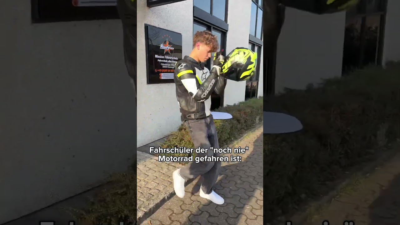 Tag deinen Bro, der so f&auml;hr  wie ein Anf&auml;nger 😉 #hannover #fahrschule #motorradfahren