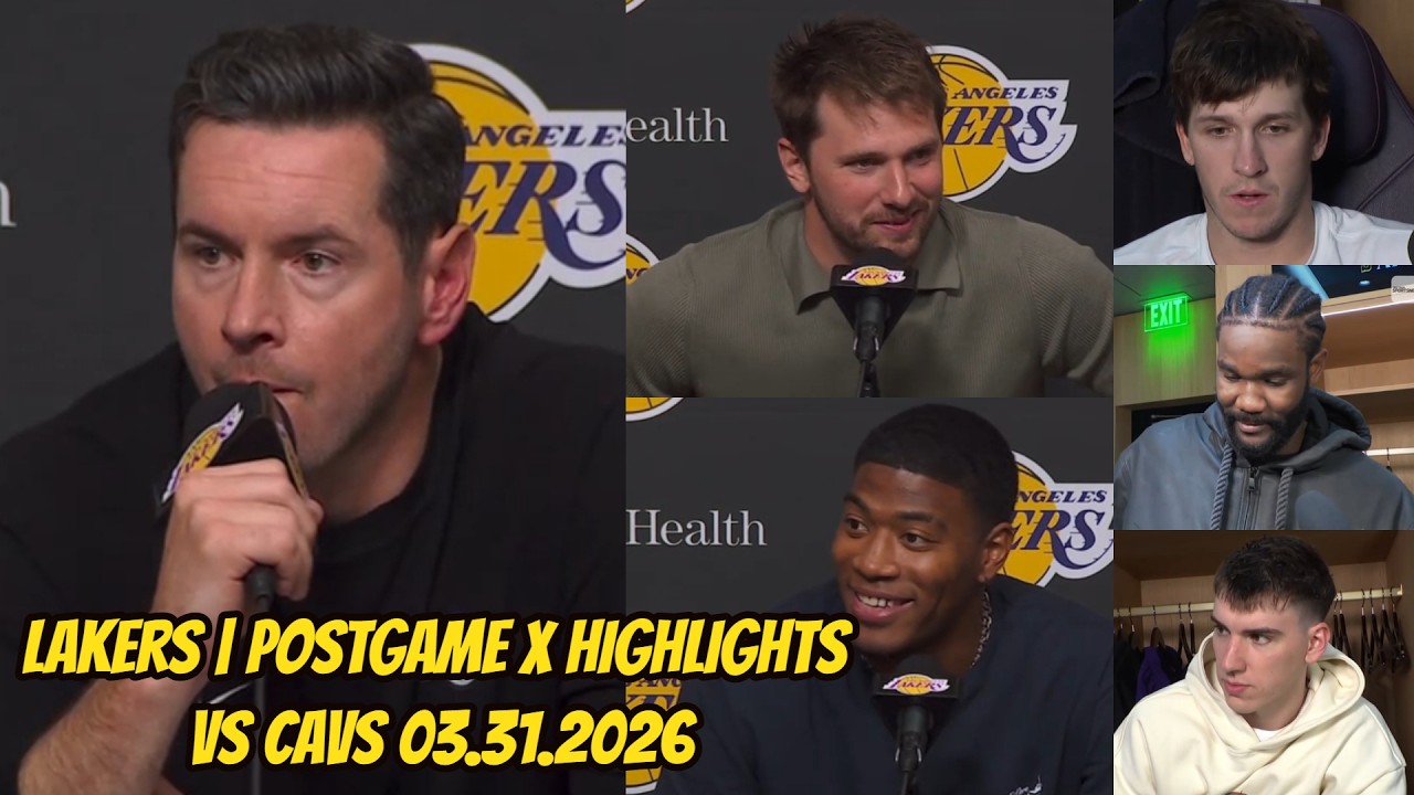 Lakers vs Cavaliers | Postgame Interviews x Highlights: March 31, 2026