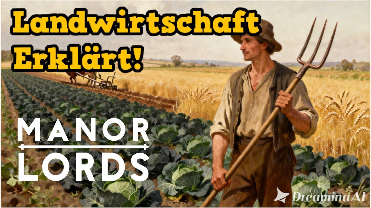 Landwirtschaft in Manor Lords kurz und präzise ERKLÄRT! (Guide/Tutorial)