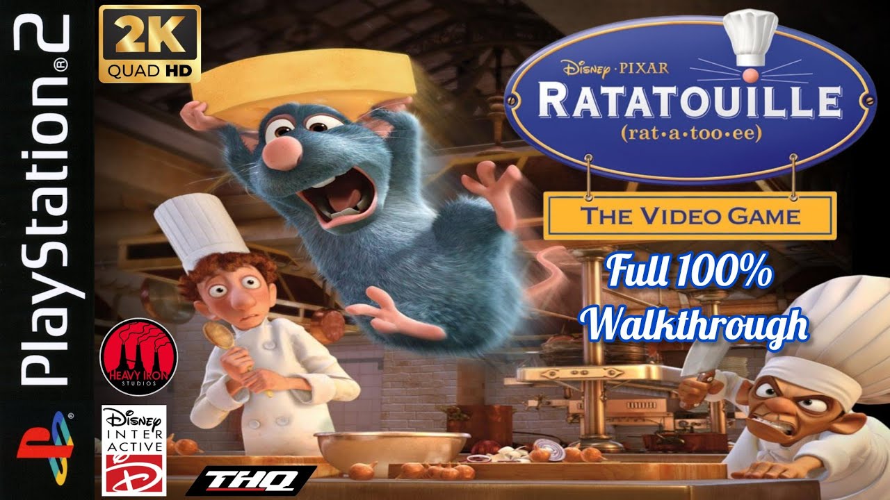 Disney•Pixar's Ratatouille: The Video Game (2007) (PS2) Full 100% Walkthrough - 2K60fps
