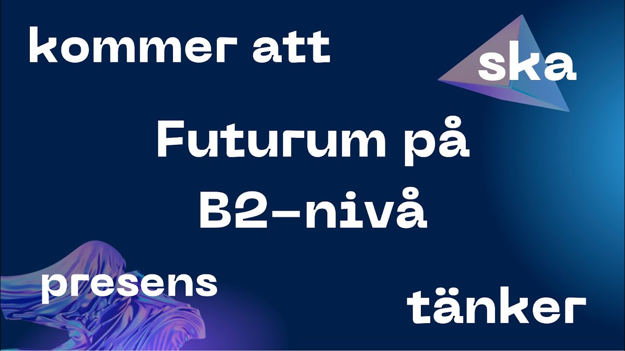 SKA eller KOMMER ATT? Futurum B2-nivå