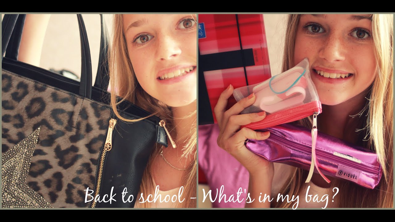 Back to school - What's in my school bag? l MllexChloé l