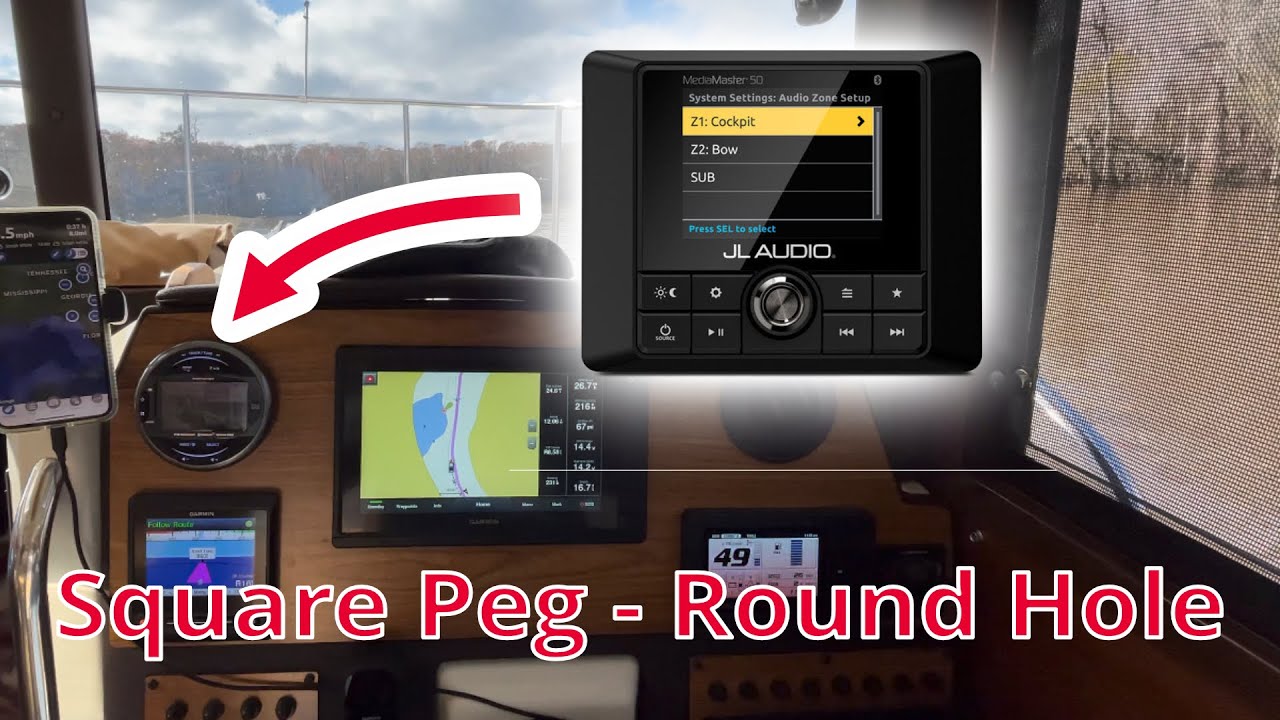 Replacing the stereo on a Ranger Tug R-23