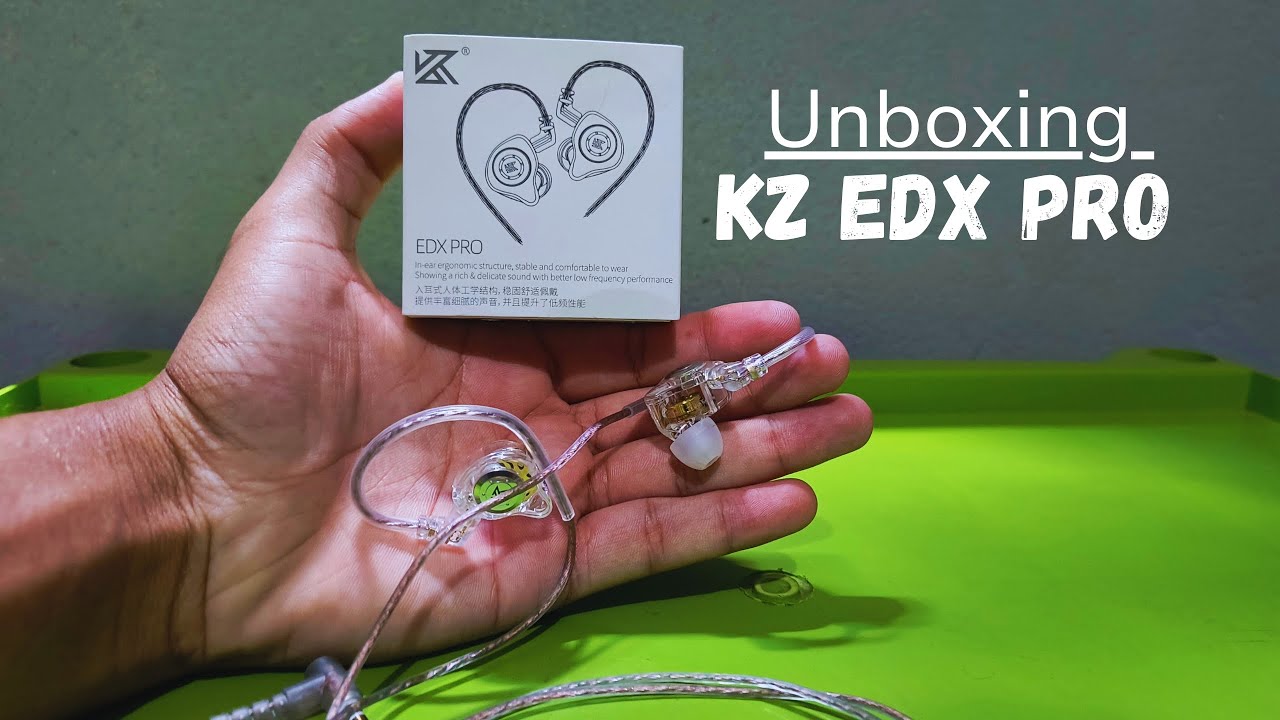 Unboxing KZ EDX PRO - MELHOR FONE ANTI CALVÍCIE
