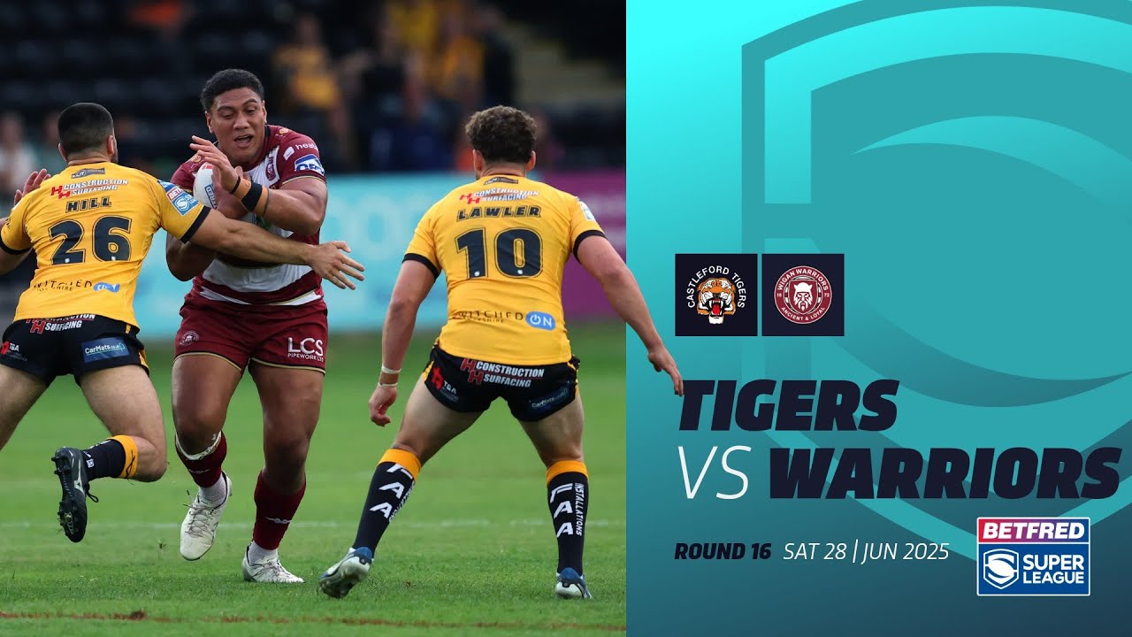 Лучшие моменты | Castleford Tigers — Wigan Warriors | Betfred Super League 2025, 16-й раунд