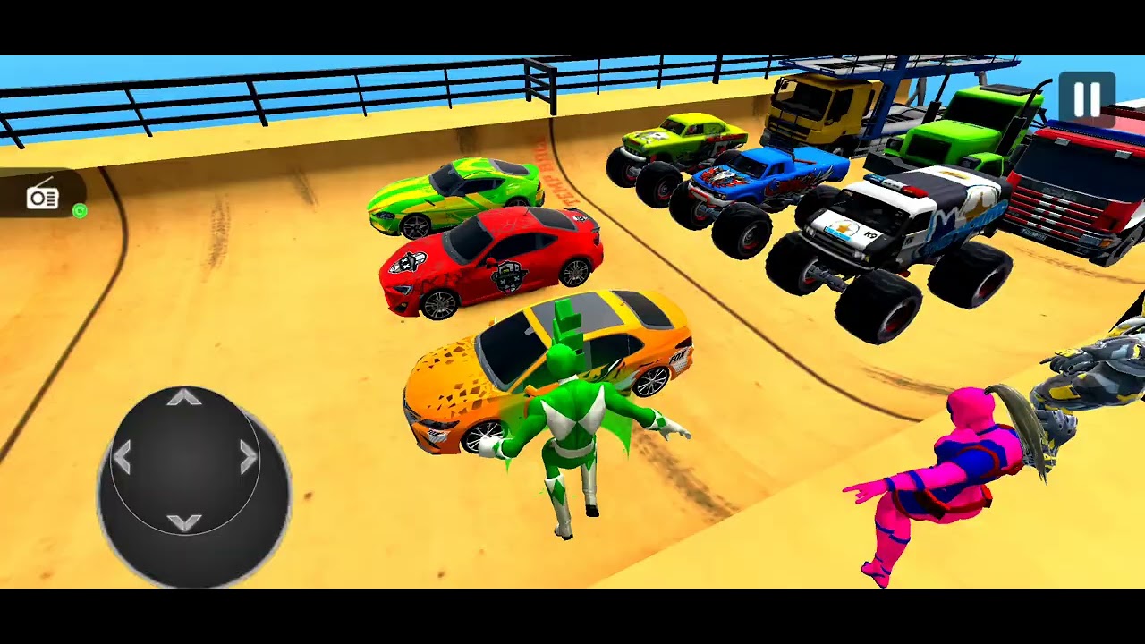 Mega Rump Car Stunt Game | Stunt Master | 