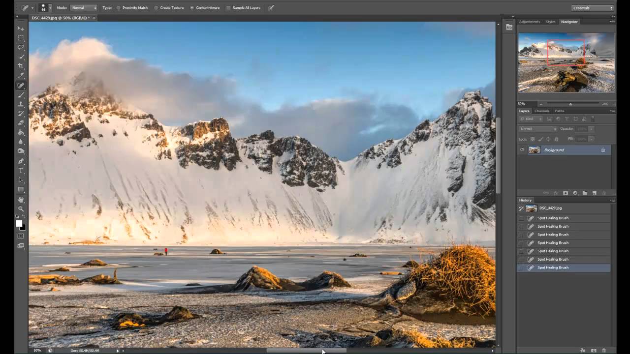 How to  remove dust spot on Photoshop!