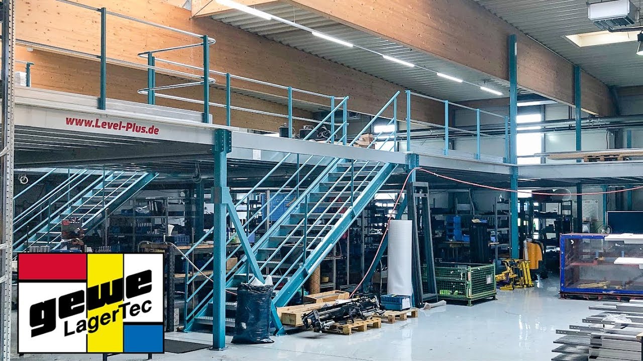 gewe LevelPlus+  │  innovative Lagerbühnen