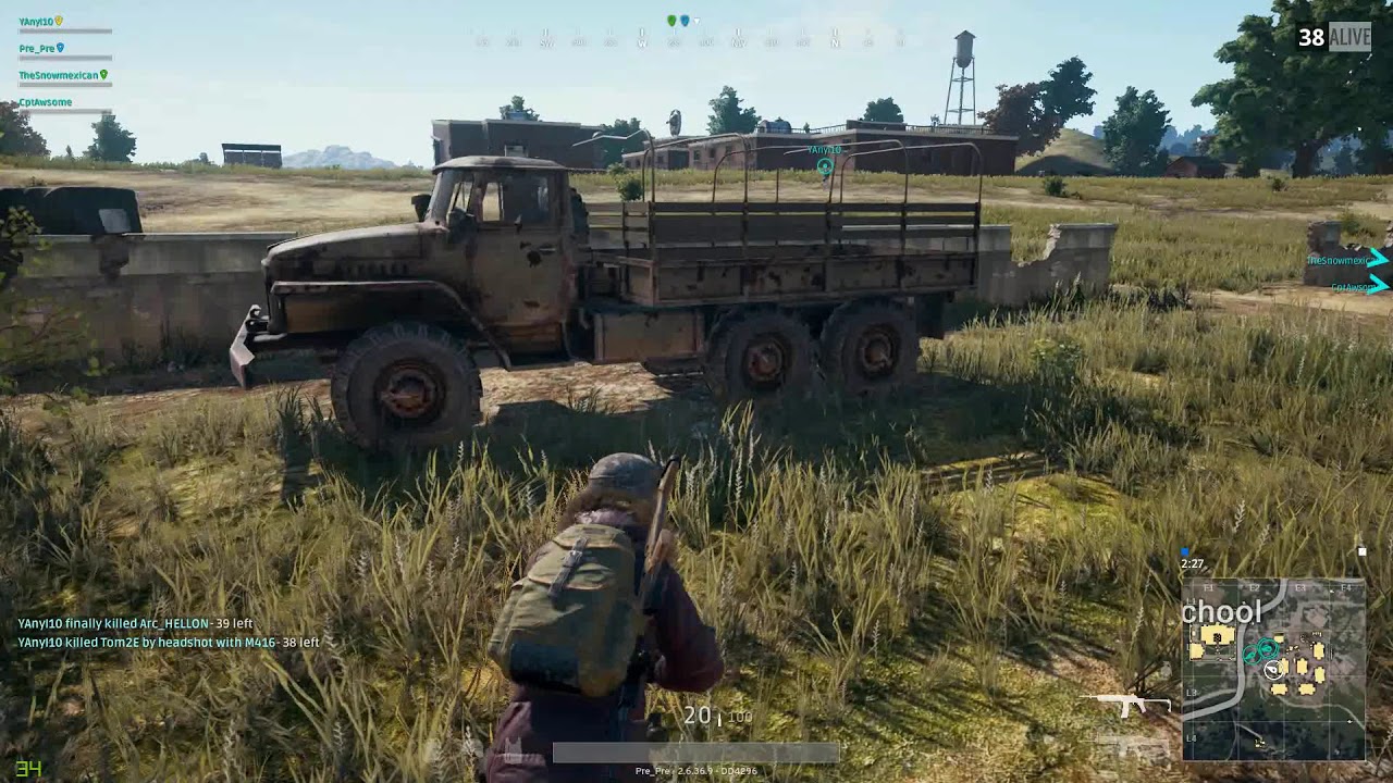 PUBG, HACKER KILLS EVERYONE IN THE GAME!!!