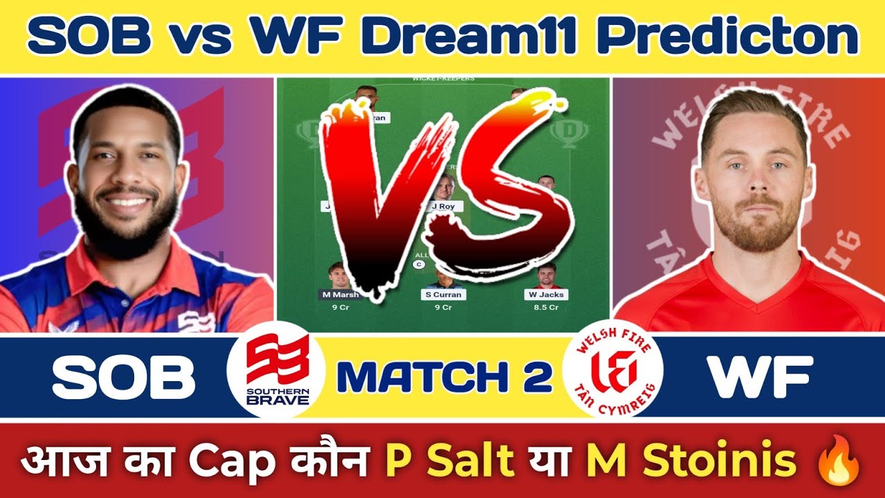🏏 SOB vs WF Dream11 Predicton | SOB vs WF Dream11 Team Today | SOB vs WF Match 🔥