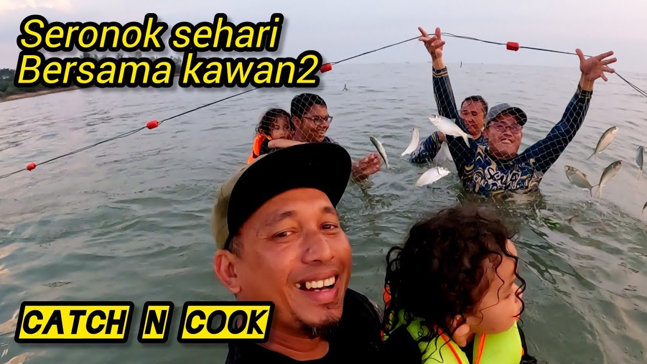 Menjala Dan Memukat Di Jeti Batu Hampar Jugra Dan Pantai Kelanang #gengdunia #fishing