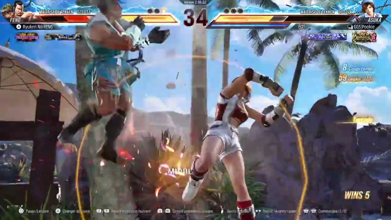 FENG WEI (Tekken King) VS ASUKA (God of Destruction 1 rank) TEKKEN 8
