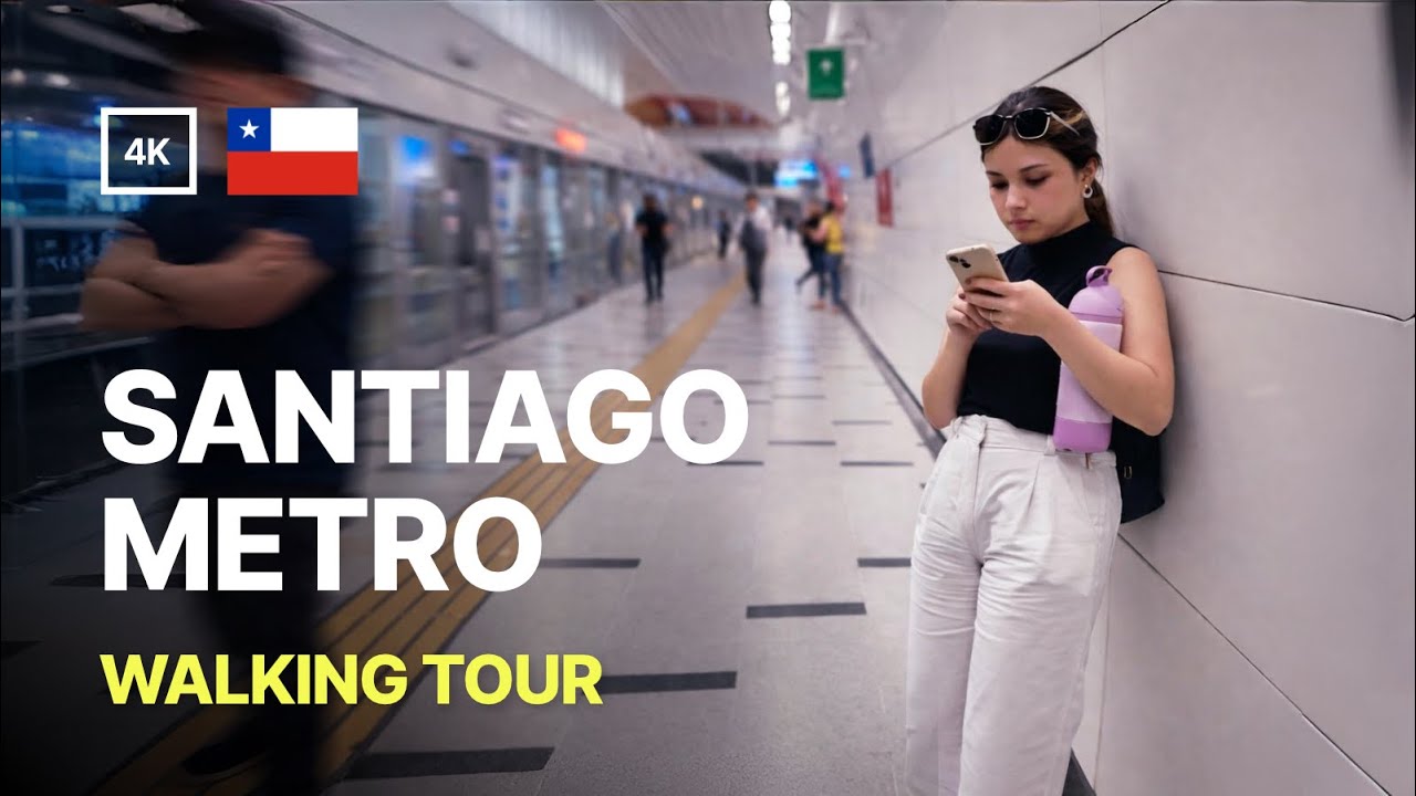¿Este es el mejor metro de Sudamérica? - Santiago, Chile 🇨🇱