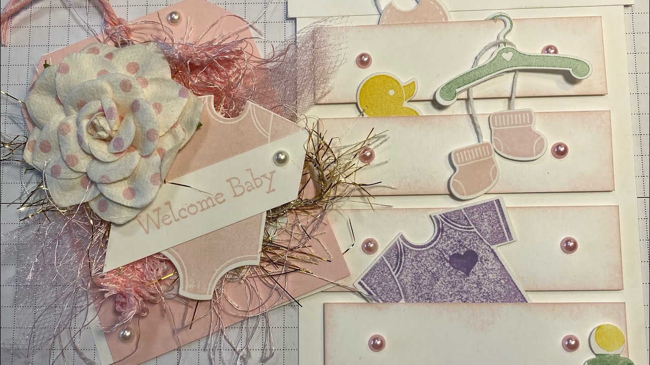 Stampin' Up! Oldie but Goodie Baby Dresser Card and Tag