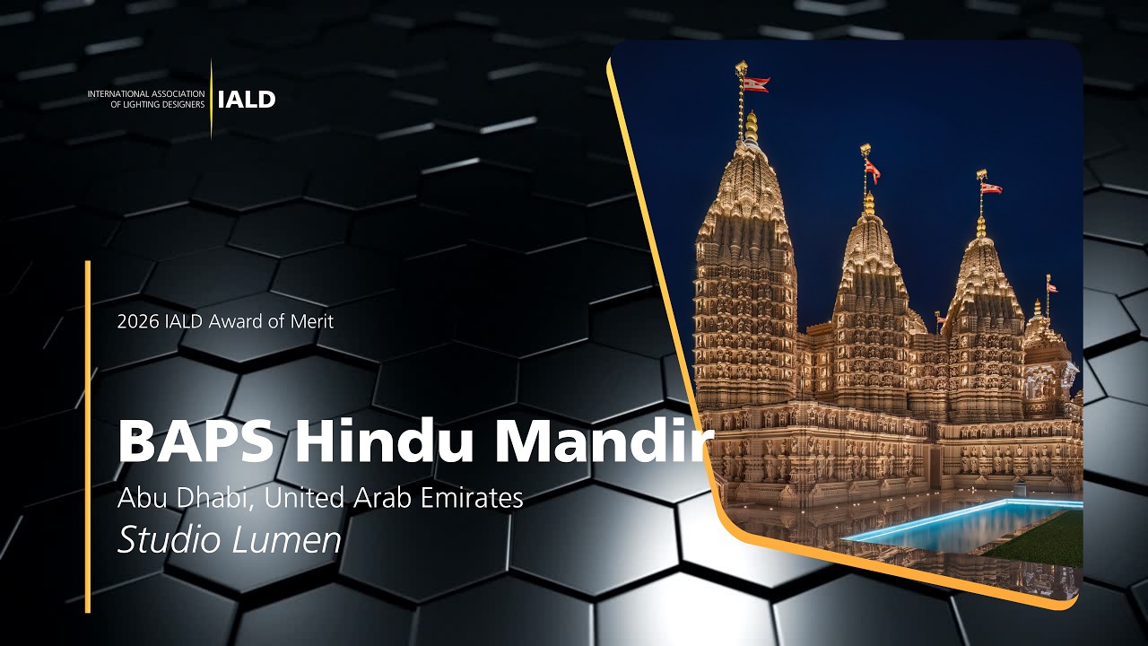2026 IALD Award of Merit: BAPS Hindu Mandir