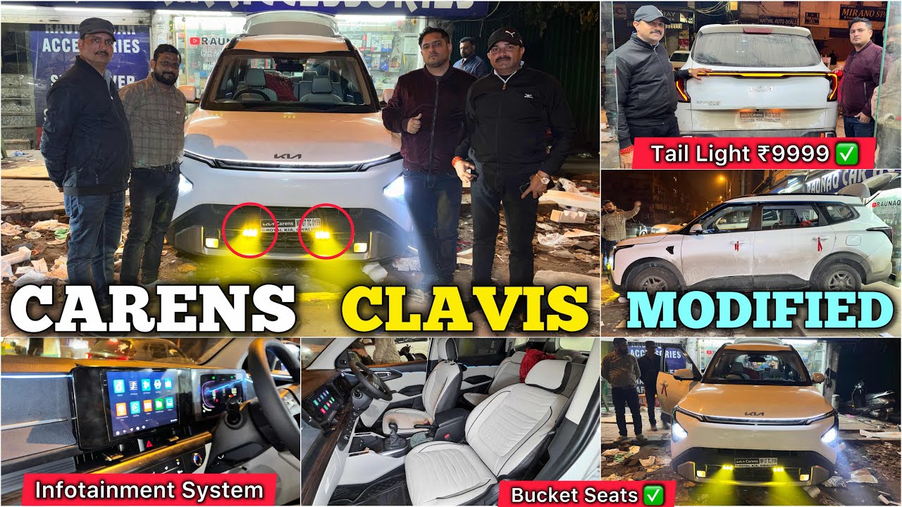 Kia Carens Clavis Base Model Modified ✅ Carens Clavis Base To Top Modification ✅ 