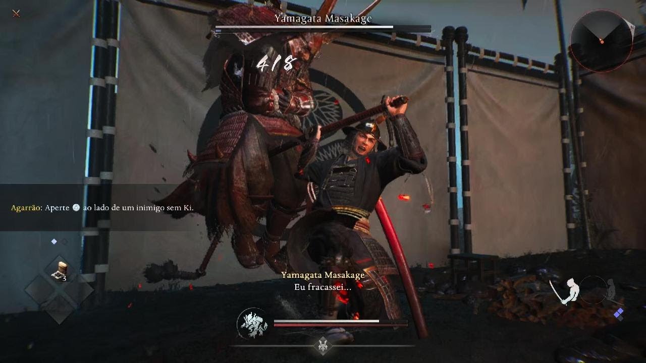 Demo de Nioh 3 - Primeiro Boss
