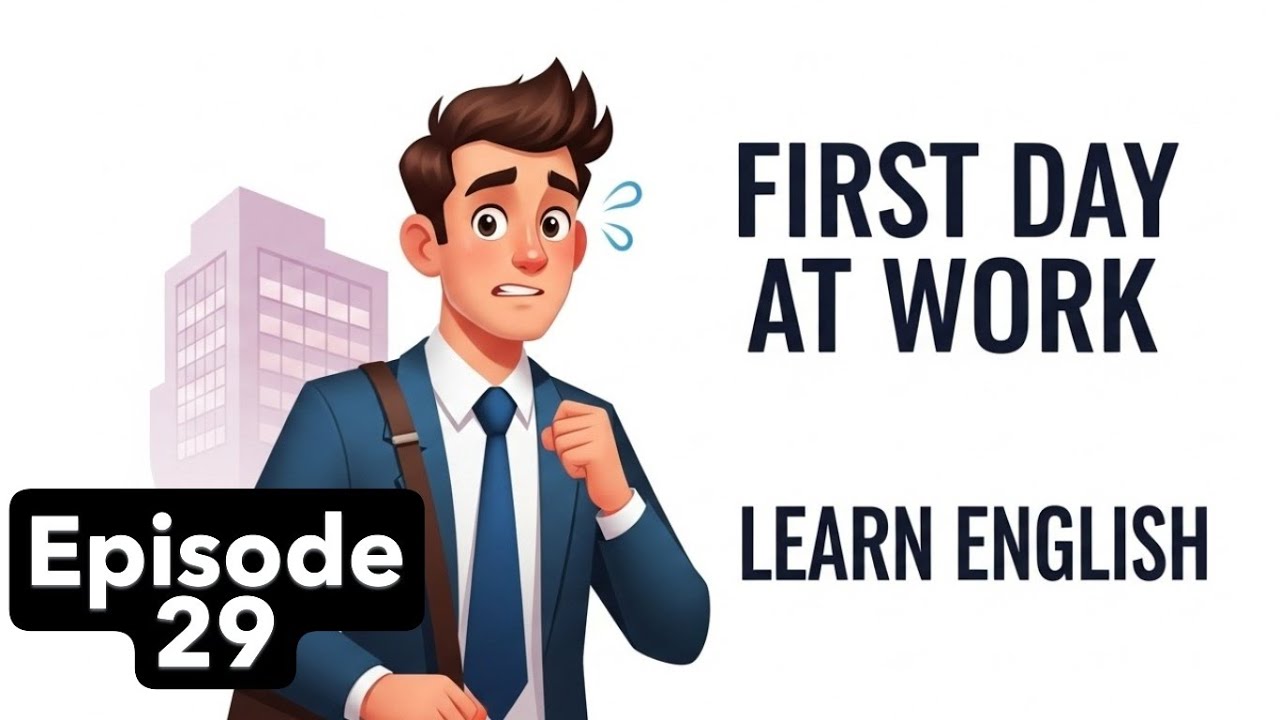 Ben's First Day at Work Adventure! |English Flow Podcast