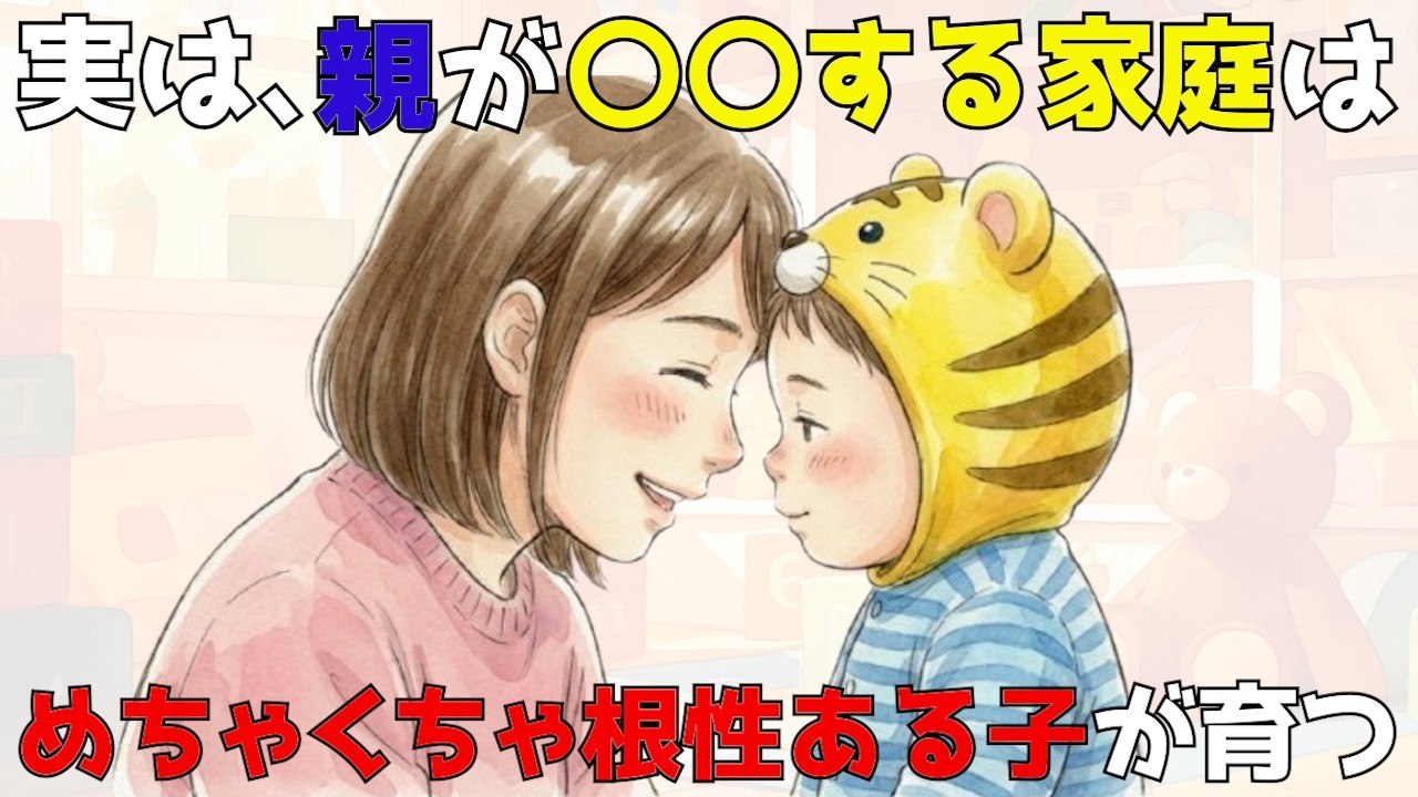 挫折に強い子はこう育つ！”親の関わり”が心の軸をつくる