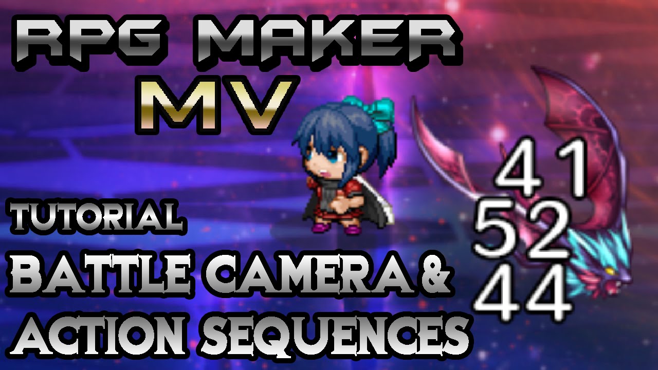 RPG Maker MV Tutorial: Battle Camera & Action Sequences (YEP BattleEngineCore & ActSeqPack Plugins)