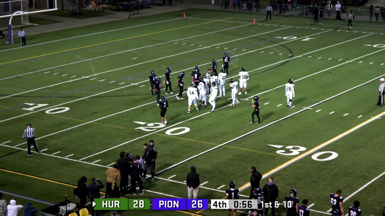 Pioneer Varsity Football vs Huron 10/18/24