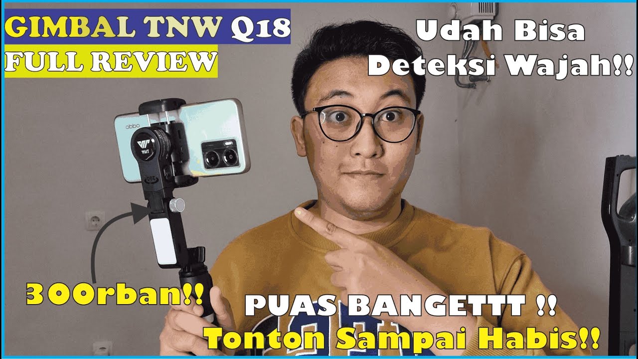 Harga Murah Siap-Siap Goncang Pasar❗❗Full Review Gimbal TNW Q18❗ 