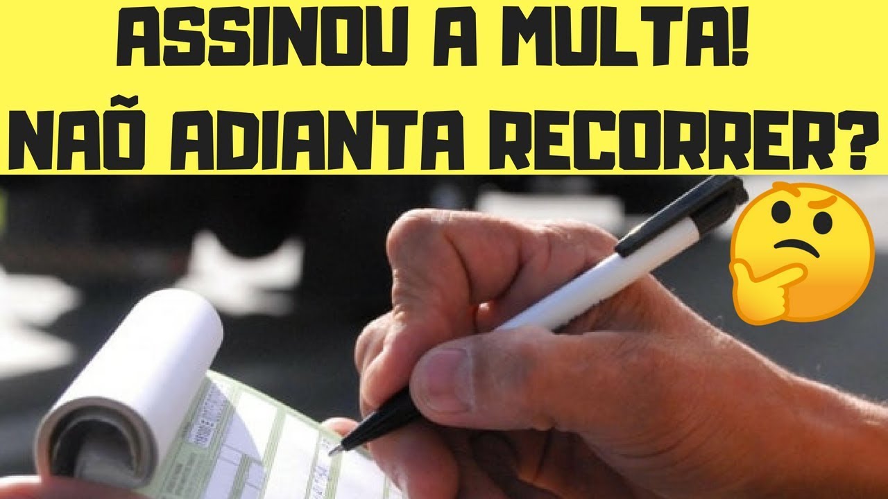 ASSINATURA NO AUTO DE INFRA&Ccedil;&Atilde;O? #RumoAos10k