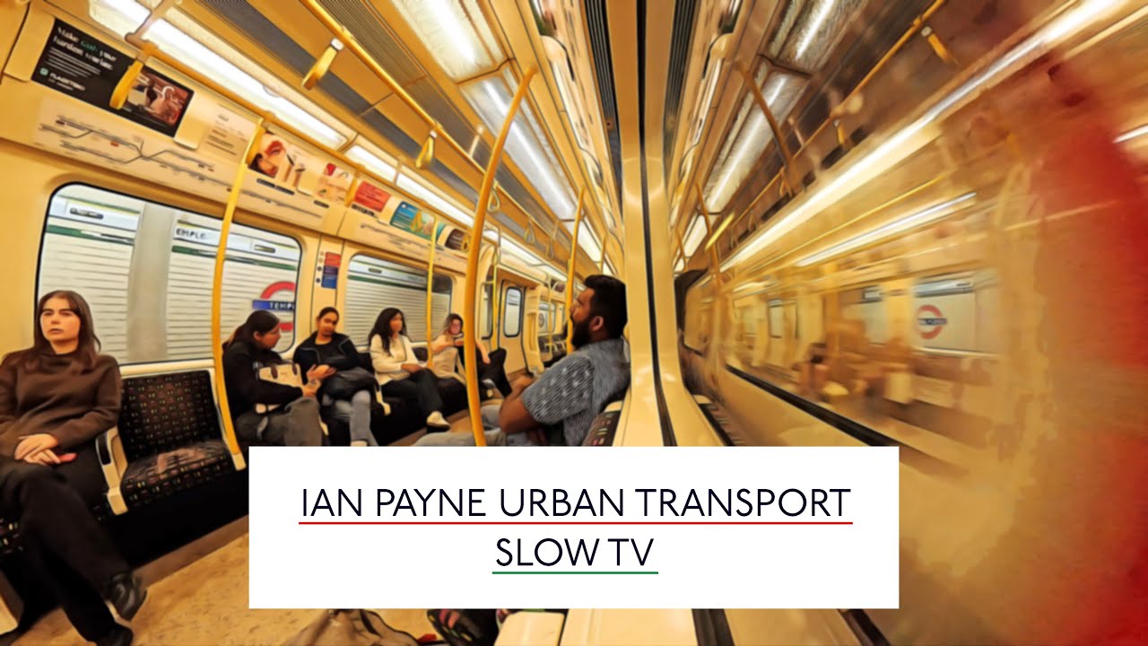 SLOW TV | London Underground District Line Part 1– 7 Hours of Real Coninuous Travel