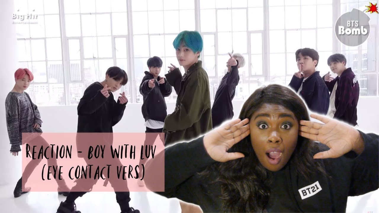 [REACTION] BTS - 'Boy With Luv' Dance Practice (Eye contact ver.)