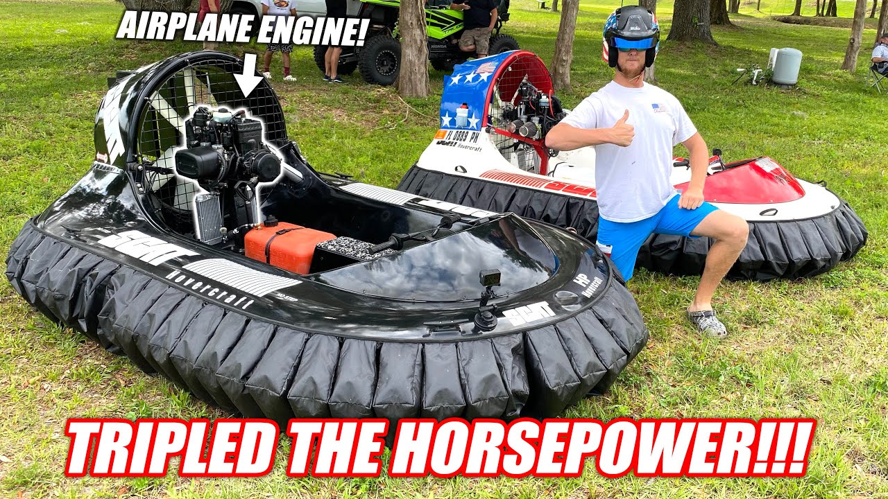 We Engine Swapped My Hovercraft and It's RIDICULOUSLY Awesome!!! 
