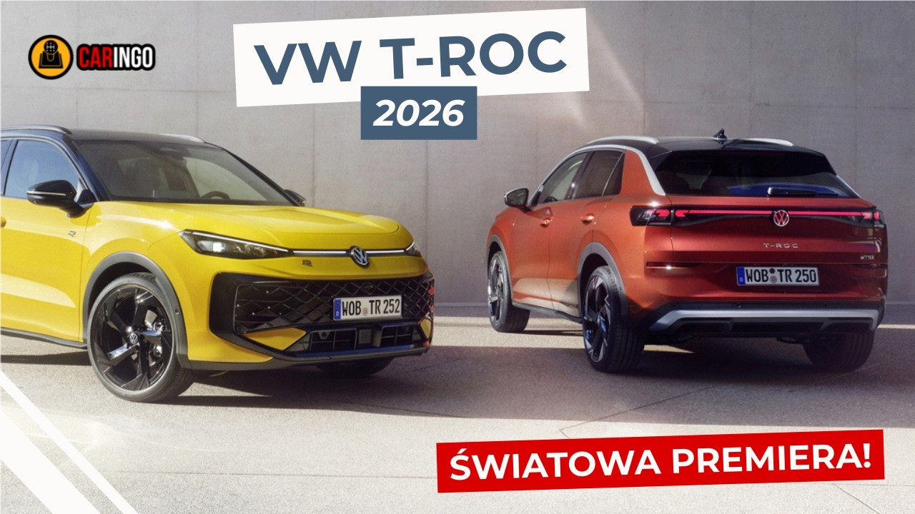 VOLKSWAGEN T-ROC 2026 &ndash; NOWA generacja BESTSELLERA! Czy to najlepszy SUV w swojej klasie?