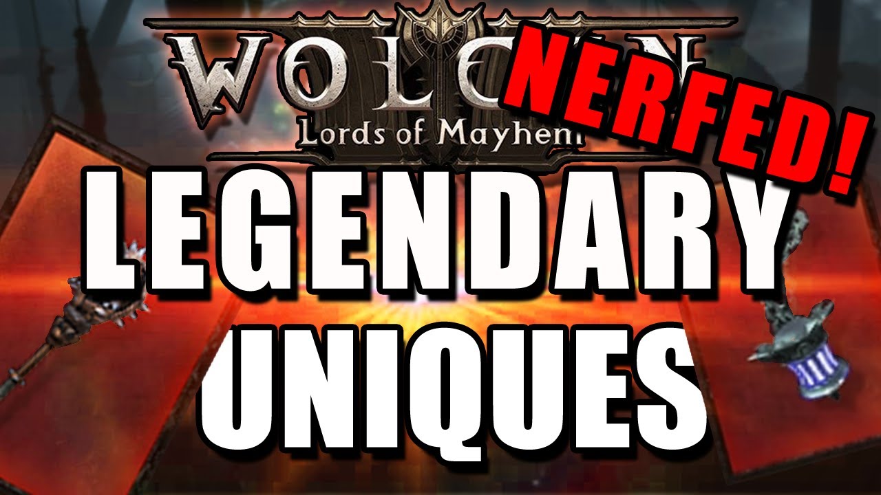 Wolcen| NERFED - Legendary Bug or Unique Gameplay Option?
