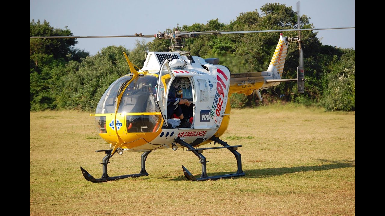 MBB Bo-105 Helicopter Start Up