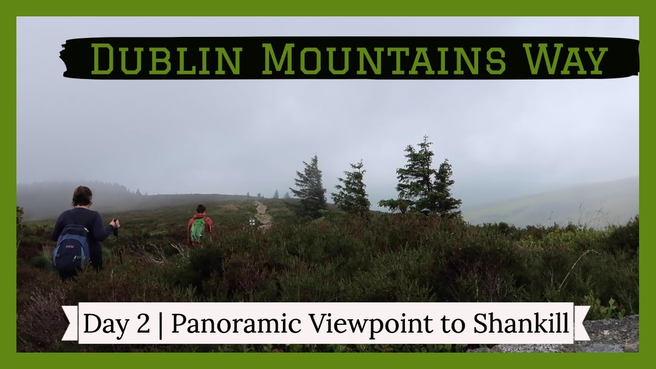 Dublin Mountains Way 2 | Dublin Panoramic Viewpoint to Shankill | ZERO visibility in JUNE!