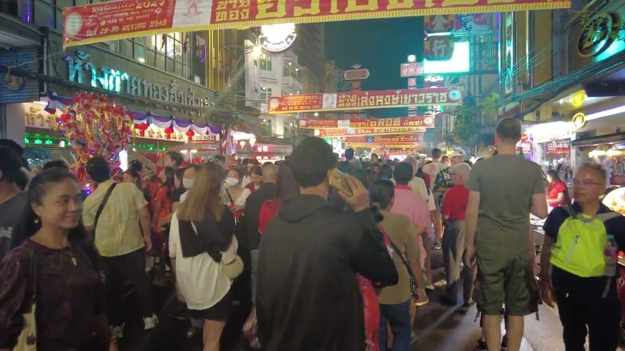 [4K] Chinese New year 2026 Bangkok Chinatown #chinatownbangkok #chinesenewyear #chinesenewyear2026