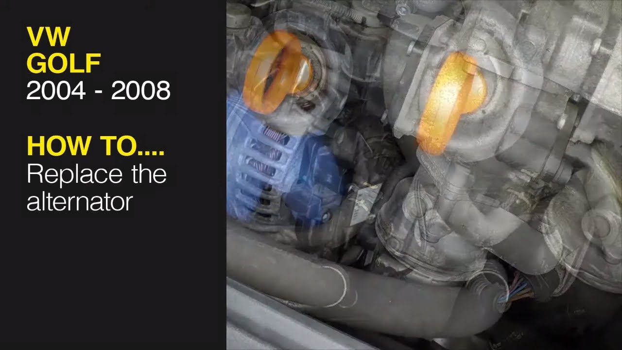 Как заменить генератор на VW Golf 2004–2008