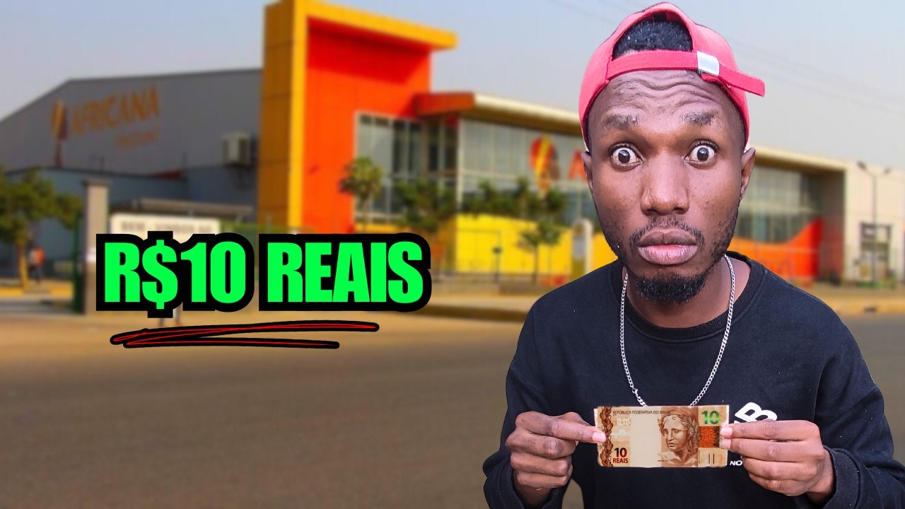 SOBREVIVENDO 24 horas com 10 reais💰 na África. Aguentei ?🤑