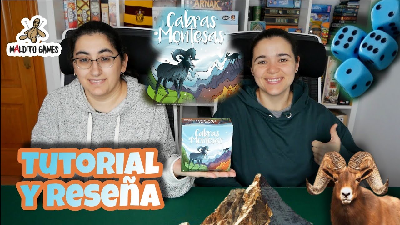 Cabras Montesas. Reseña y cómo jugar al juego de Maldito Games
