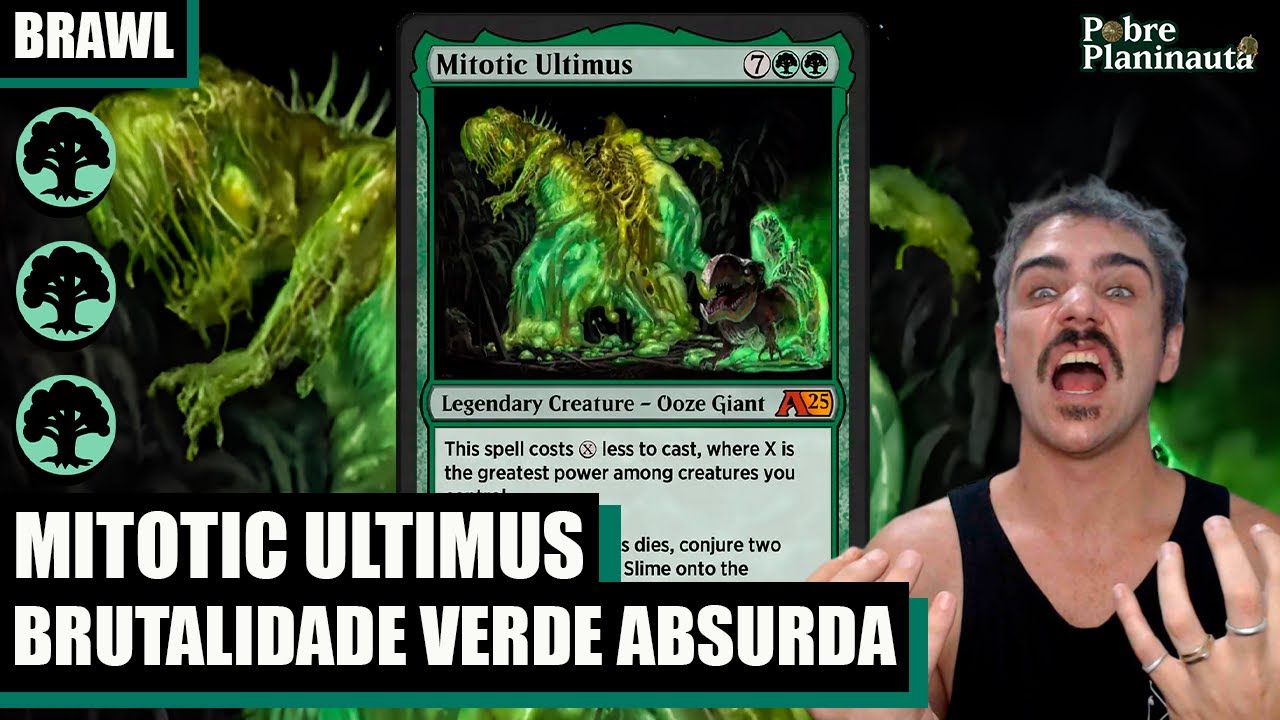 O COMANDANTE VERDE MAIS BRUTAL DO ARENA - Mitotic Ultimus - MTG Historic Brawl