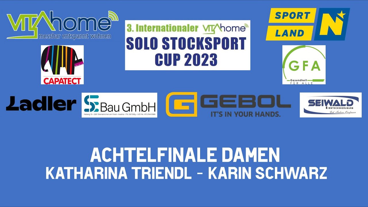 3. Internationales VITAhome Solo Stocksport Cup 2023 - Achtelfinale Damen