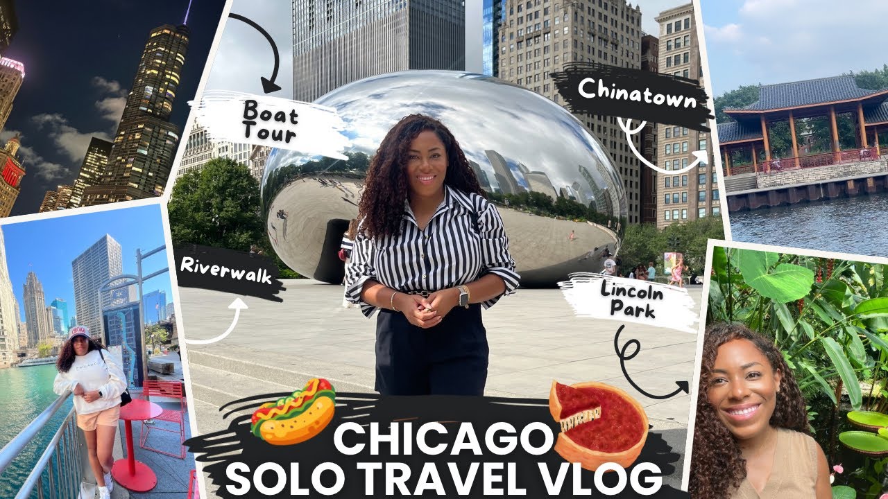SOLO TRAVEL WITH ME TO CHICAGO VLOG| THE PERFECT 72 HOUR ITINERARY| LIA LAVON