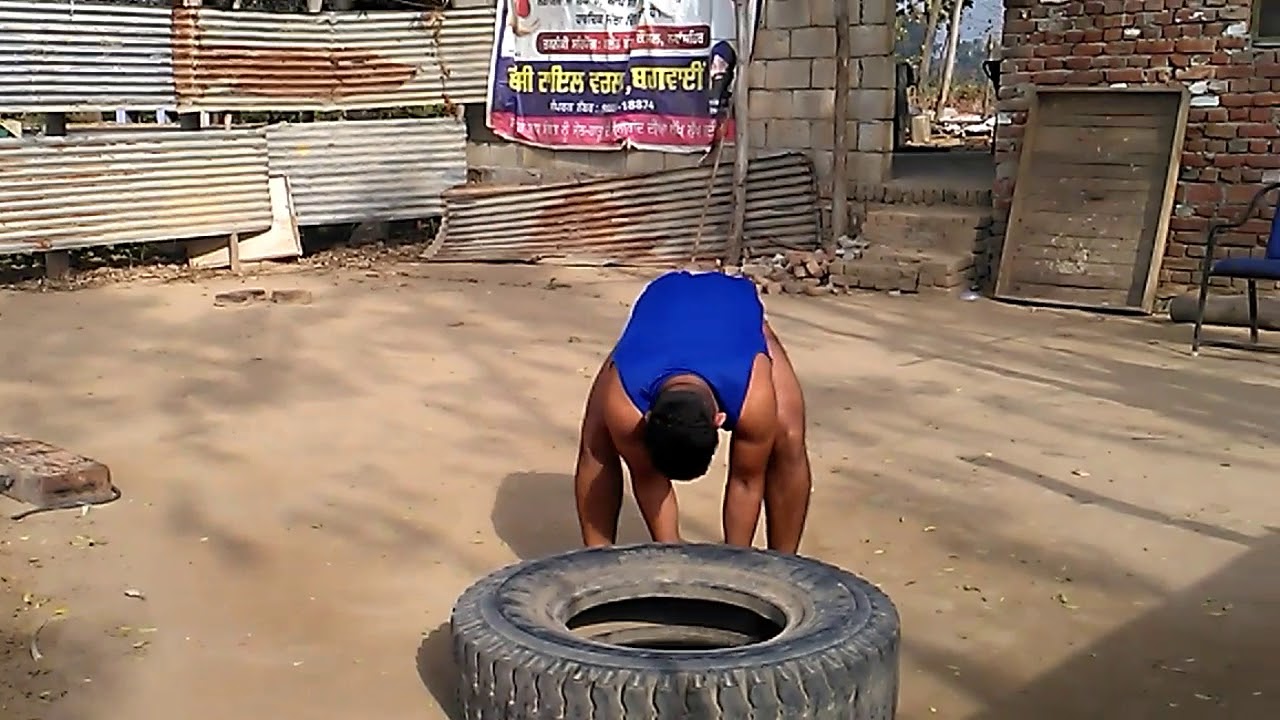 Hard workout kushti training